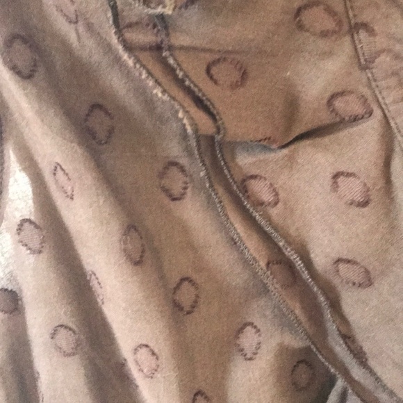 Brown Ruffle Top! - Picture 2 of 2